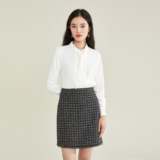 PRICH高腰珍珠半裙PRWHB4905T 商品图3