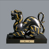 宇达青铜摆件 十二生肖虎《财虎》创意装饰 家居工艺摆件  高22.5cm 商品缩略图0