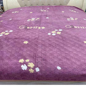 【45元/床】牛奶绒直边床盖2*2.2（1219057）