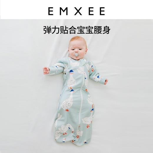 【宝宝安睡】嫚熙官方婴儿防惊跳睡袋秋冬新生儿防踢被投降式宝宝襁褓恒温睡袋 商品图2