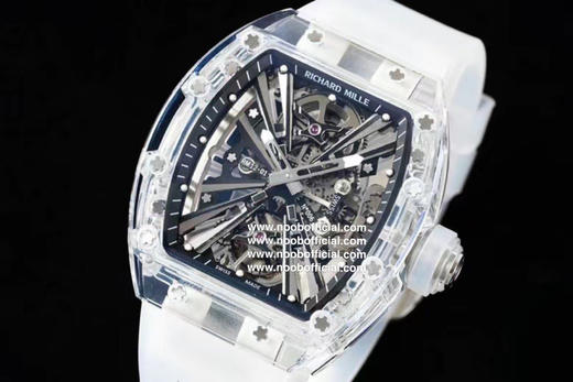 RM Factory重现理查德米勒的非凡运动品质
实现材料创新与钟表架构层面的融合，推出一代传奇RM12-01陀飞轮蓝宝石透明版 商品图5