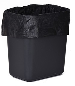 小方垃圾桶（方形黑色8L）