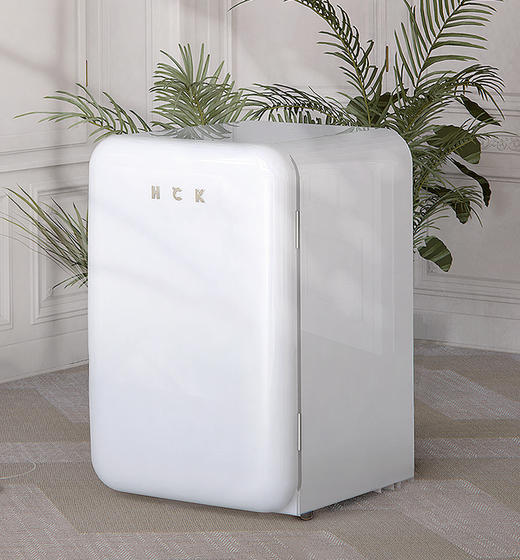 HCK哈士奇BC-130RDC复古冰箱单门客厅办公室冷藏冷冻小型迷你冰箱美式网红 商品图0