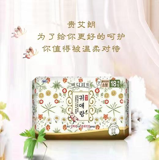 韩国lG贵爱娘韩方中草药卫生巾小款日用21cm18P 商品图4