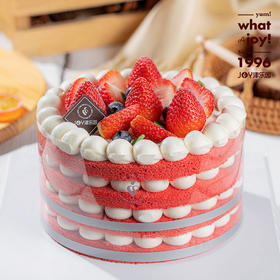 JOY-草莓红丝绒裸蛋糕