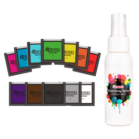 快染粉盒12色+喷雾啫喱套装 OPAWZ小爪印