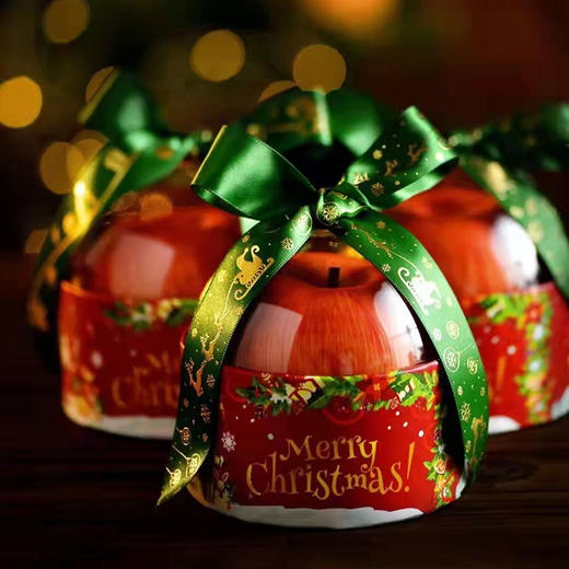 「不一样的圣诞“苹果”」巧克力圣诞苹果 仿真苹果造型 外层巧克力制作 内里糖果满满 超满足 精美礼盒包装 商品图3