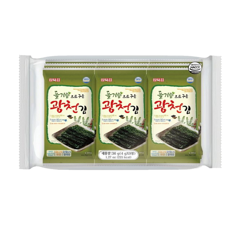 광천들기름김9봉4g*9