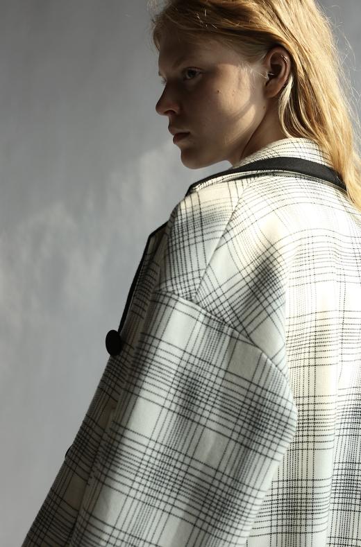 镶边格子外套 商品图4