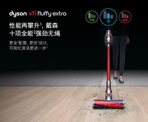Dyson戴森V11 Fluffy手持无线吸尘器家用强力除螨仪 商品图0