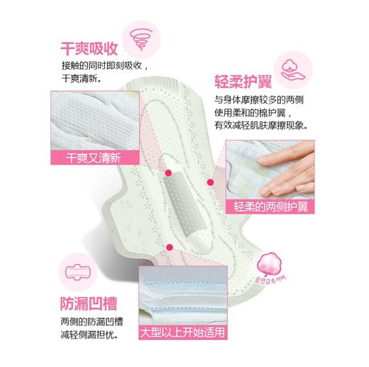 韩国lG贵爱娘韩方中草药卫生巾日/夜29cm18P 商品图8
