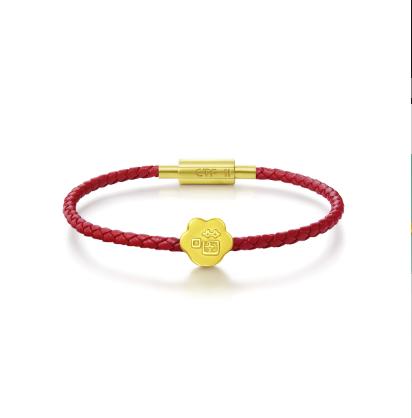 周大福咚咚仔与咕咕喵系列黄金喵爪足金转运珠吊坠 商品图3