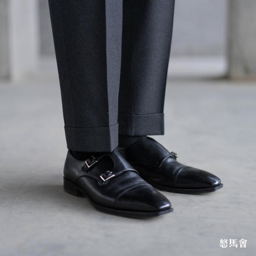 Hardy Minnis QZ² Super 150's澳洲美丽诺羊毛碳灰色全麻衬套装 商品图9