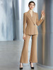 AD春秋时尚卡其色西装阔腿裤女总裁套装上班气质女神范高端职业装 商品缩略图2