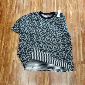 女蕾丝两面穿上衣6836