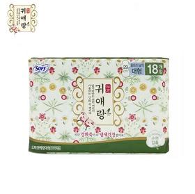 韩国lG贵爱娘韩方中草药卫生巾日/夜29cm18P