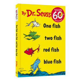一条鱼两条鱼红色的鱼蓝色的鱼 英文原版绘本 One Fish Two Fish Red Fish Blue Fish 苏斯博士 廖彩杏推荐