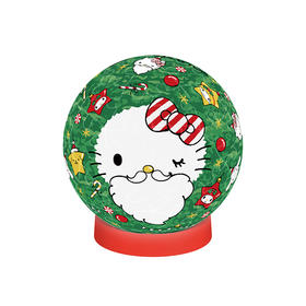 3寸61片 灯光球拼图 塑料拼图 J1118 Sanrio Characters 铃儿响叮当