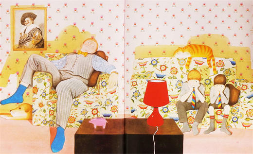 朱家故事 英文原版绘本 Piggybook Anthony Browne 吴敏兰推荐书单 英文版儿童英语启蒙图画故事书 进口原版书籍 商品图1