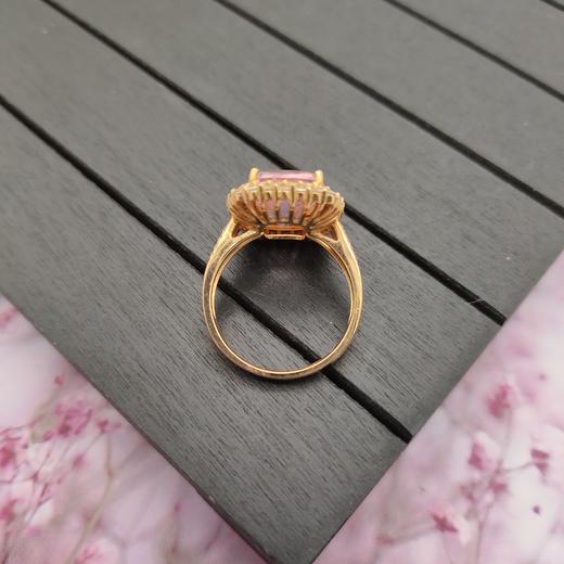 18K镶嵌摩根石戒指 商品图3