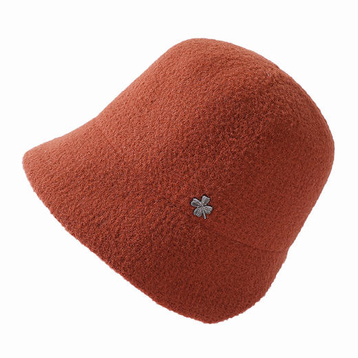 貂绒渔夫帽四叶草后开叉针织百搭保暖帽 JC- M2-M1328 商品图3