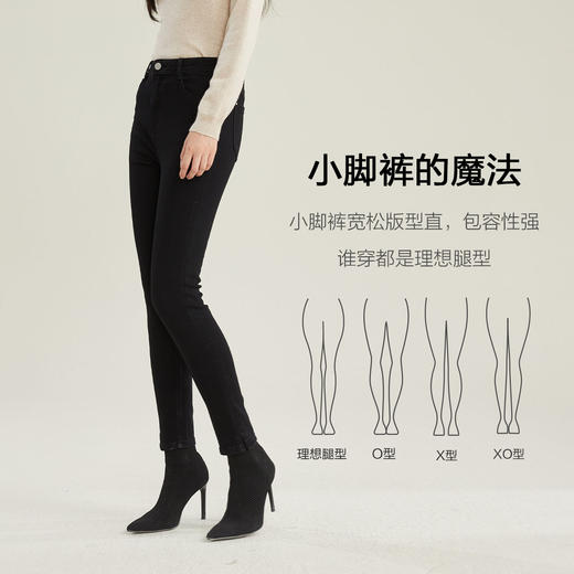 PRICH高腰修身牛仔裤PRTJB4T01E 商品图1