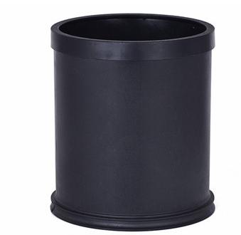 圆形套皮垃圾桶（双层阻燃圆形 黑色 10L） 商品图0