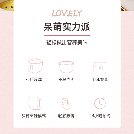 艾贝丽 | 1.6L智能电饭煲XH-16小家电 商品图10