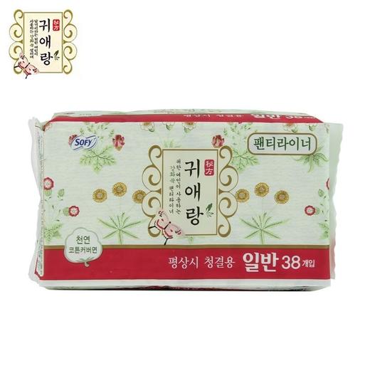 韩国lG 贵爱娘韩方护垫15.5cm38P 商品图0