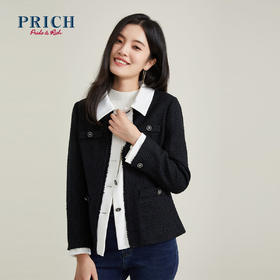 PRICH粗花小香风外套PRJKB4T06M