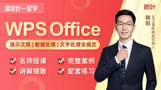 【秋叶网课】和秋叶一起学WPS 商品图0