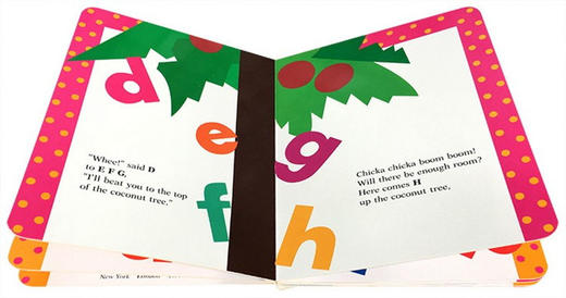 叽喀叽喀 字母 英文原版绘本 chicka chicka abc 廖彩杏推荐 韵文认知学习 幼儿英语字母早教启蒙纸板书 商品图1