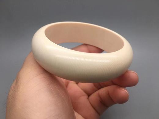 猛犸象牙满纹果冻极品 皓月天香手镯20mm宽 商品图5