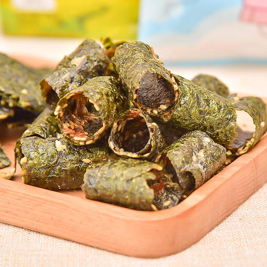 丸樱魔法儿童夹心海苔魔法海苔卷干酪酥脆甄虾清香椰蓉味28g 商品图1