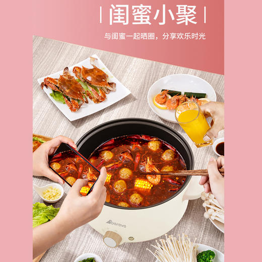 艾贝丽 | 3L一体式电火锅  XP-A31小家电 商品图8