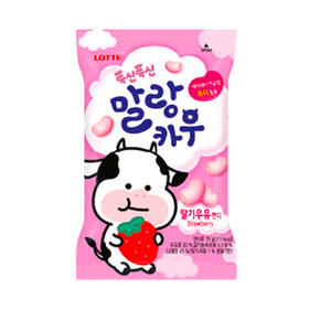 롯데 말랑카우딸기우유맛63g