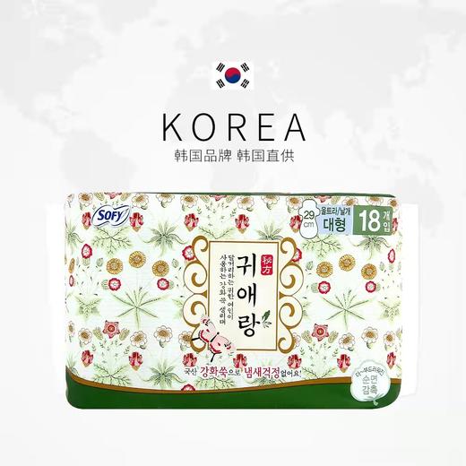 韩国lG贵爱娘韩方中草药卫生巾日/夜29cm18P 商品图7