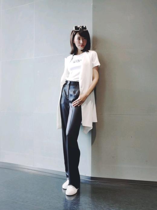 质感缎面长裤 商品图0