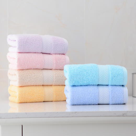 【马卡龙大毛巾2条装】新疆棉 A类标准  76*35cm 110g/条 #特惠 商品图2