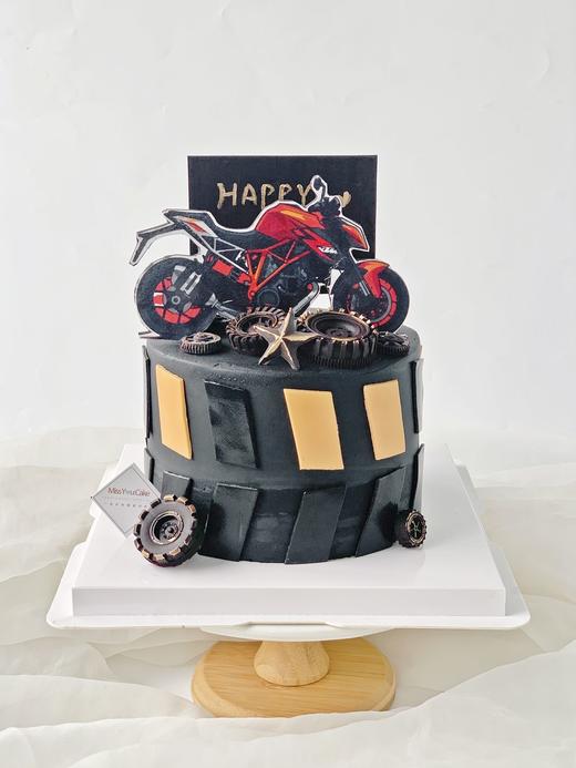 定制款裸蛋糕 - KTM摩托车 商品图0