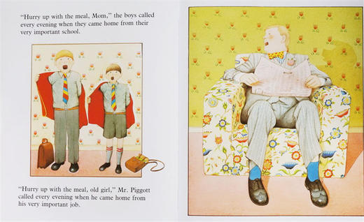 朱家故事 英文原版绘本 Piggybook Anthony Browne 吴敏兰推荐书单 英文版儿童英语启蒙图画故事书 进口原版书籍 商品图2