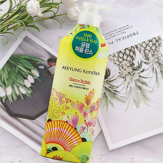 韩国AEKYUNG爱敬KeraSys科娜洗丝魅力香氛护发素保湿滋养持久留香600ml 商品图3