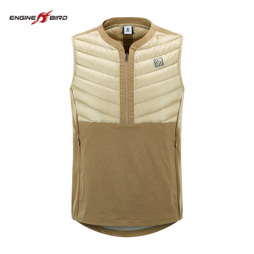 引擎鸟石墨烯羽绒马甲男款保暖轻盈防静电运动马甲 商品图4