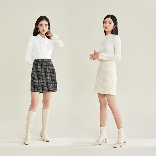 PRICH高腰珍珠半裙PRWHB4905T 商品图2