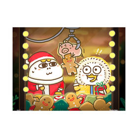 H2736 人气形象小刘鸭-夹起一个姜饼人