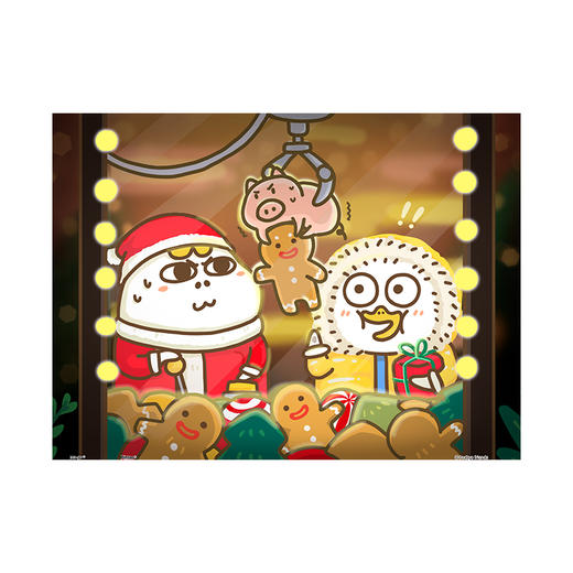 H2736 人气形象小刘鸭-夹起一个姜饼人 商品图0