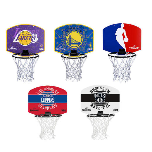 Spalding斯伯丁室内房间篮球框家用篮球架迷你小篮板 商品图0