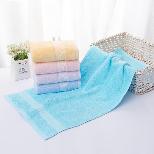 【马卡龙大毛巾2条装】新疆棉 A类标准  76*35cm 110g/条 #特惠 商品图1