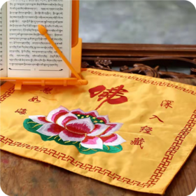 加厚莲花盖经布