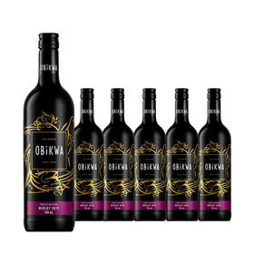 【整箱购买】奥卡瓦-梅洛干红葡萄酒 Obikwa - Merlot 750ml*6
